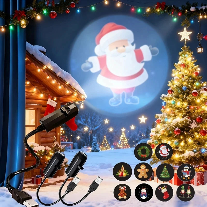 Christmas Rotating Projection Lamp